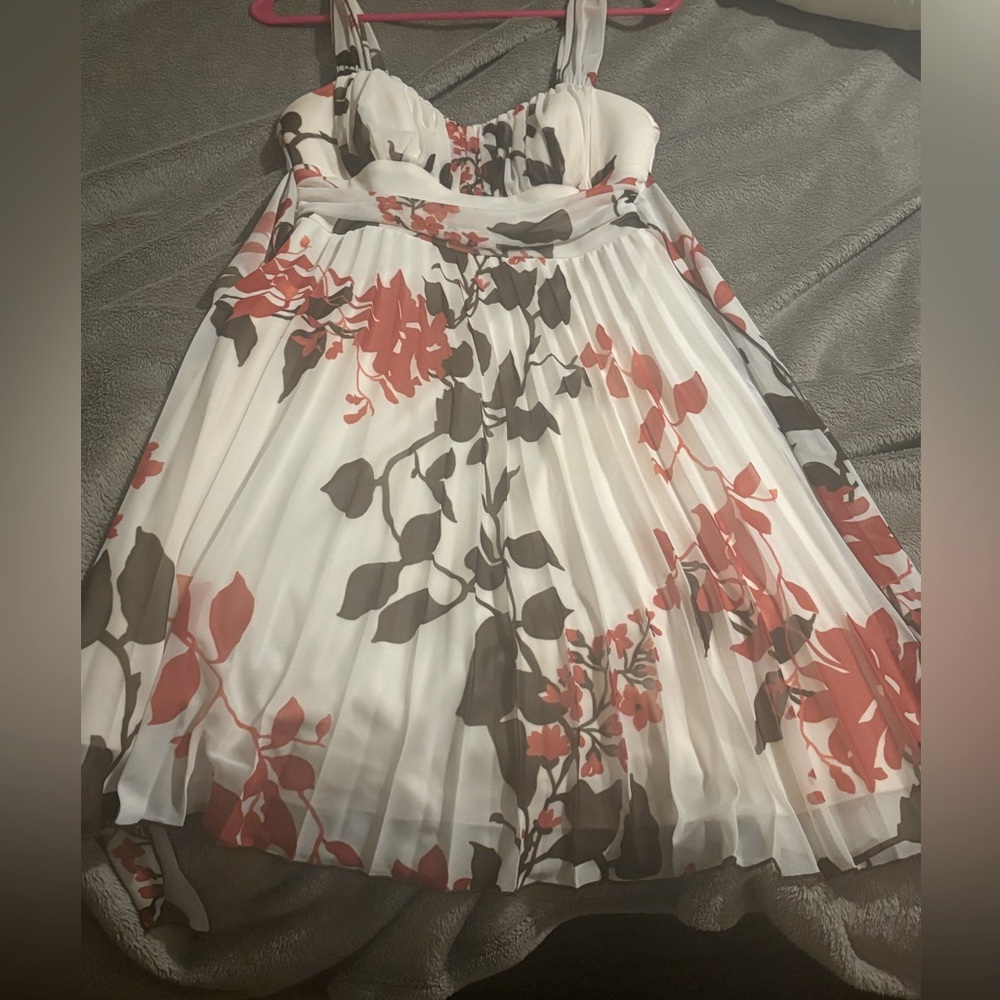 Floral Pleated Dress